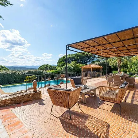 A C House With Pool & 3br 8p Gassin Apartament Saint-Tropez